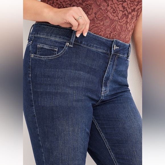 Dark Sandblast m jeans by maurices Classic Skinny Mid Fit Mid Rise Jean, 24 Long - Picture 4 of 4